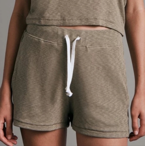 New Rag & Bone Fern Cotton/Modal Rib Short NWT Size Large - Picture 1 of 7